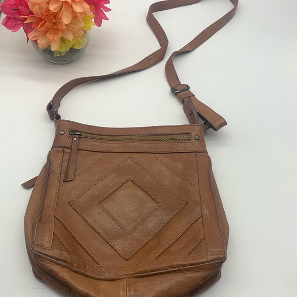 Lucky Brand Brown Leather Crossbody Bag MCB6840K - Picture 3 of 16